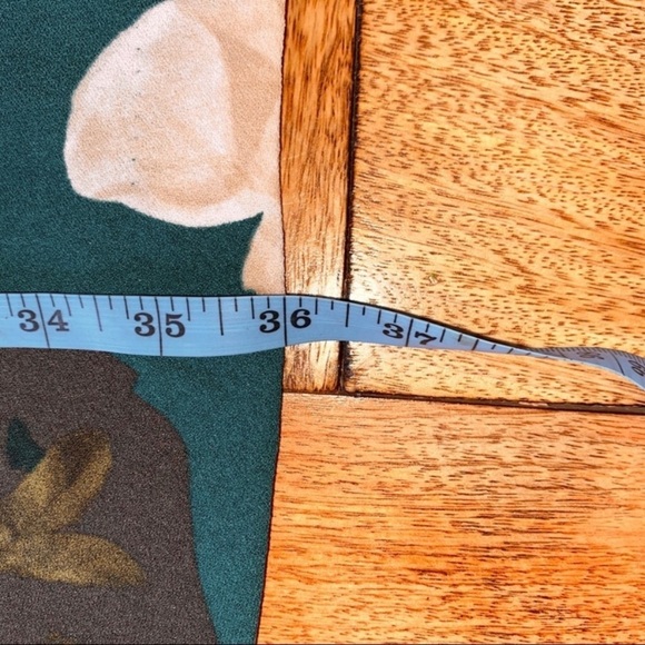 SOLD - Banana Republic Floral Teal Dress - Picture 9 of 14